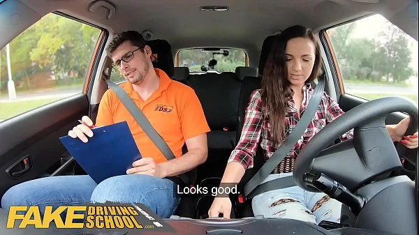 Fake Driving School Hot learner Kristy Black fucked doggy style