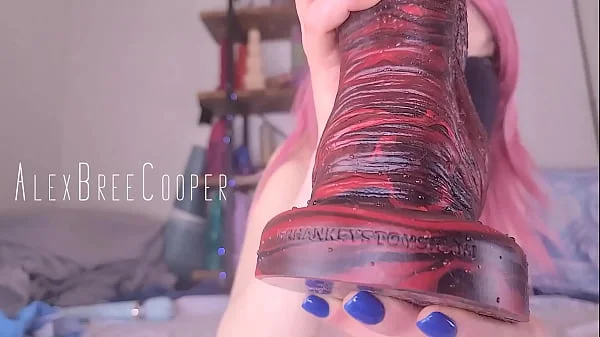 AlexBreeCooper crazy big ANAL with XL Kinky Cobra by Mr. Hankey