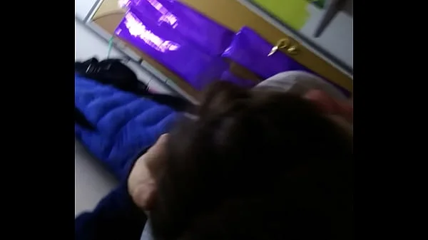 Amateur brunette teen blowjob and quicke at work