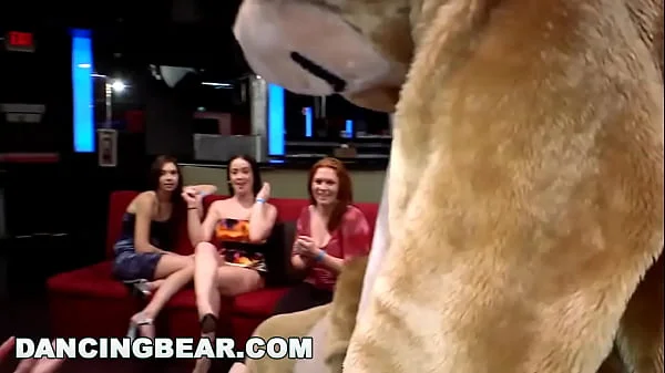 DANCING BEAR - Wild CFNM Party With Rachel Rose, Tori Haze, India Sky & More!