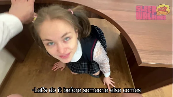 SUCKED THE TEACHER'S DICK AND LET HIM CUM INSIDE