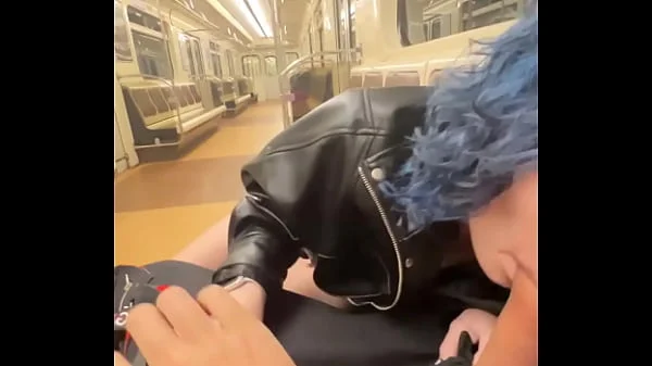 Public sex in a train car in the subway