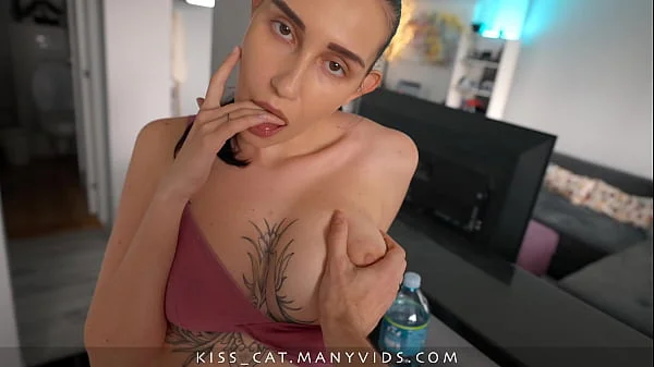 why did you spy on me??? step son fucks stepmom cum twice: inside pussy and on big boobs
