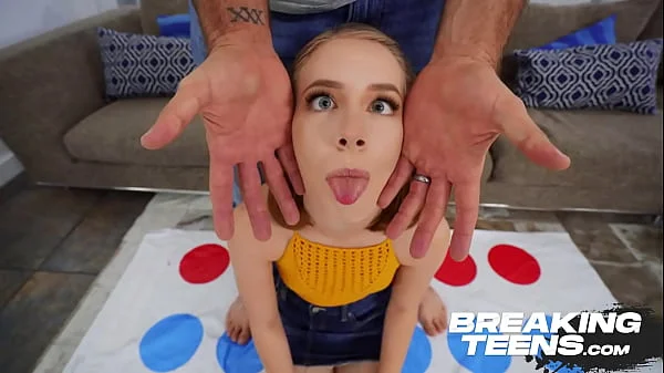 Step dad go so rude on her petite step daughter