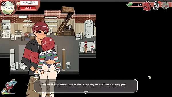 Spooky Milk Life [ Taboo hentai game PornPlay ] Ep.19 nerdy girl public handjob in the library