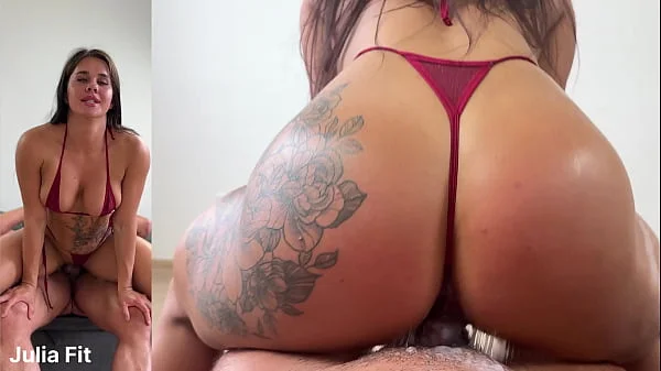 She Fucks so Hard That Her Own Sperm Leaks Out