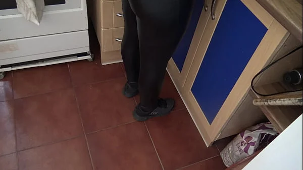 real stepmother shows hairy pussy to horny stepson after he keeps begging