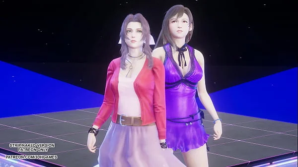 [MMD] TAEYEON - INVU Aerith Tifa Lockhart Hot Kpop Dance Final Fantasy Uncensored Hentai