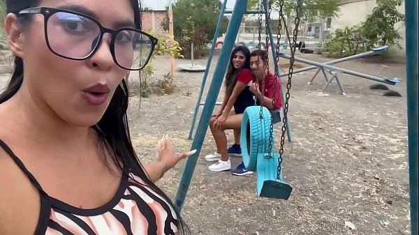 And if they discover us? , fun sex in a public park with my fucking whore girlfriend and a horny stranger