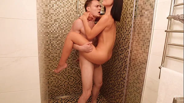 THE COURIER WAITS OUTSIDE WHILE WE FUCK IN THE SHOWER