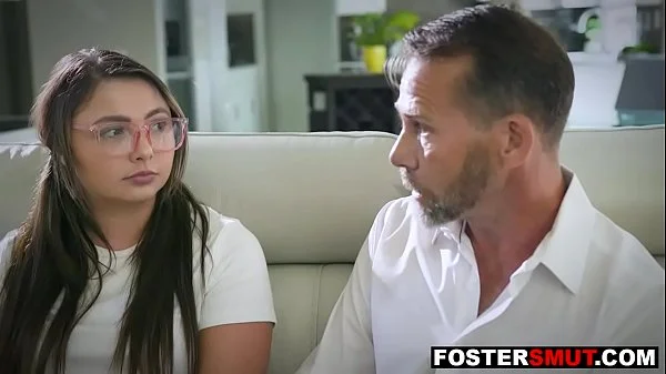 Angry foster parents threesome fuck young stepdaughter