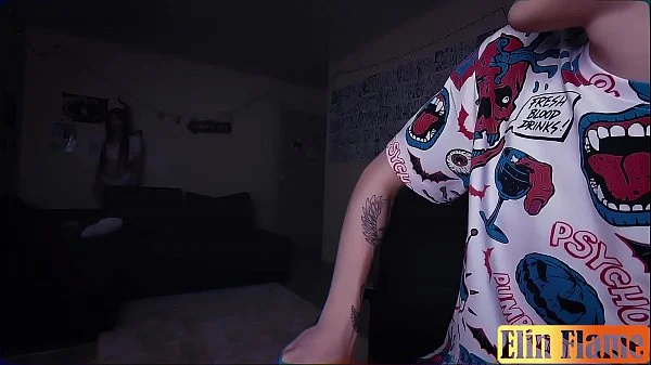 My step sis possessed by a Demon Succubus fucked me till i creampie at Halloween night