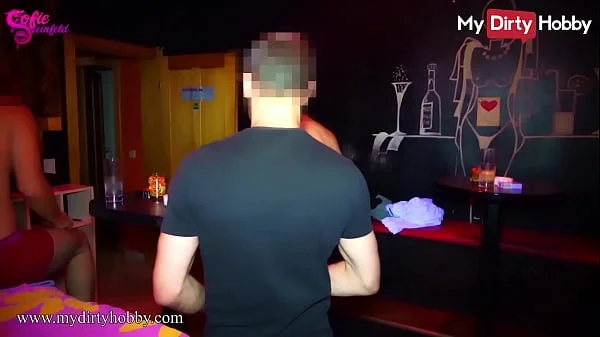- Blonde teen sucks 3 dudes at a swingers club