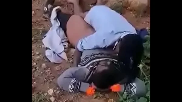 Old couple fucking outdoor in South Africa