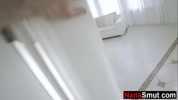 Skinny step granny bangs her step grandson