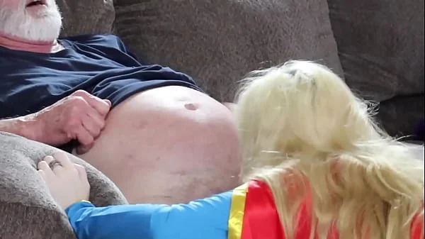 Viva Athena/Candy White “Supergirl-Batgirl” Threesome Doggystyle Blowjobs Deepthroat Oral Sex Toys Cumshot