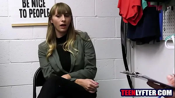 Busty teen shoplifter fucked for stealing