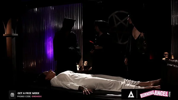 Possessed Slut Gets Gangbanged Hard During Exorcism At Halloween
