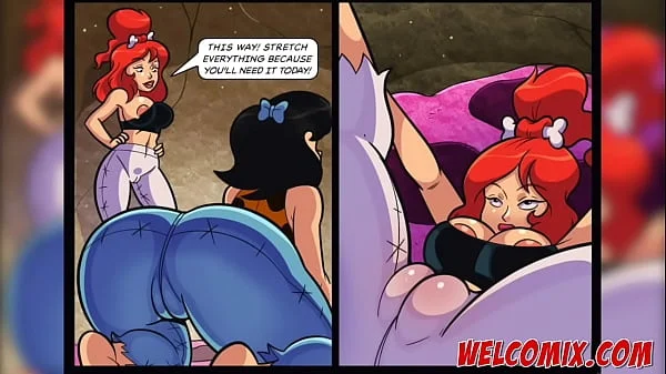 Stretching the pussy in the yoga class - The Flintstoons