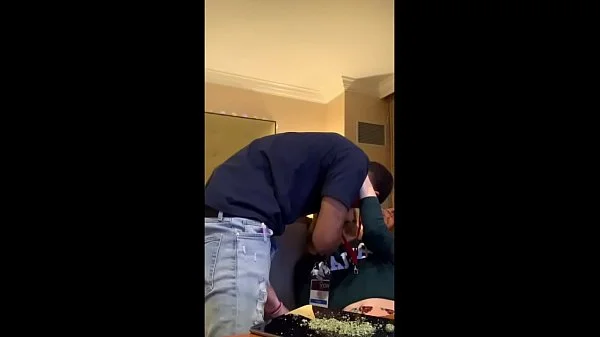 18 year old teen fucks and sucks young black cock
