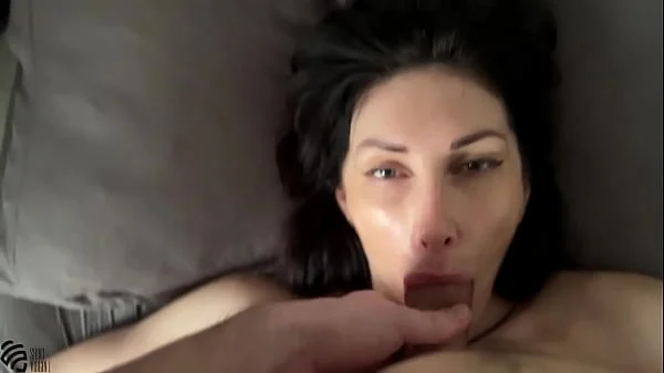 Morning blowjob from a hot MILF