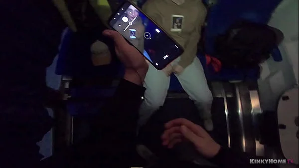 Fucked a stranger girl in the mouth on the train