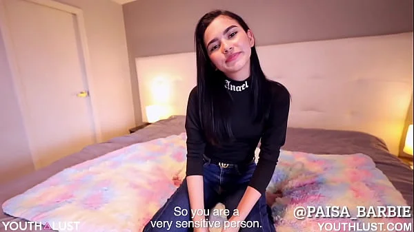 Primer video sexual de hermosa colombiana de 18 años @barbee2