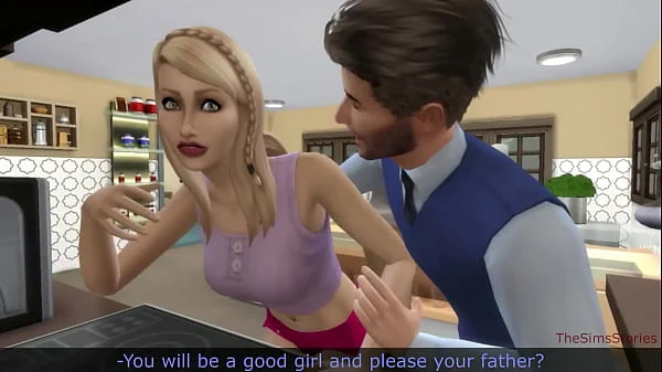 Sims 4, Stepfather seduced and fucked his stepdaughter