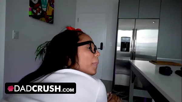DadCrush - Stunning Naughty Latina Babe Camila Cortez Disciplined By Big White Cock
