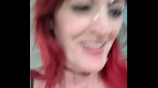 Stepmom With Cum On Her Face In Public- Cumwalk